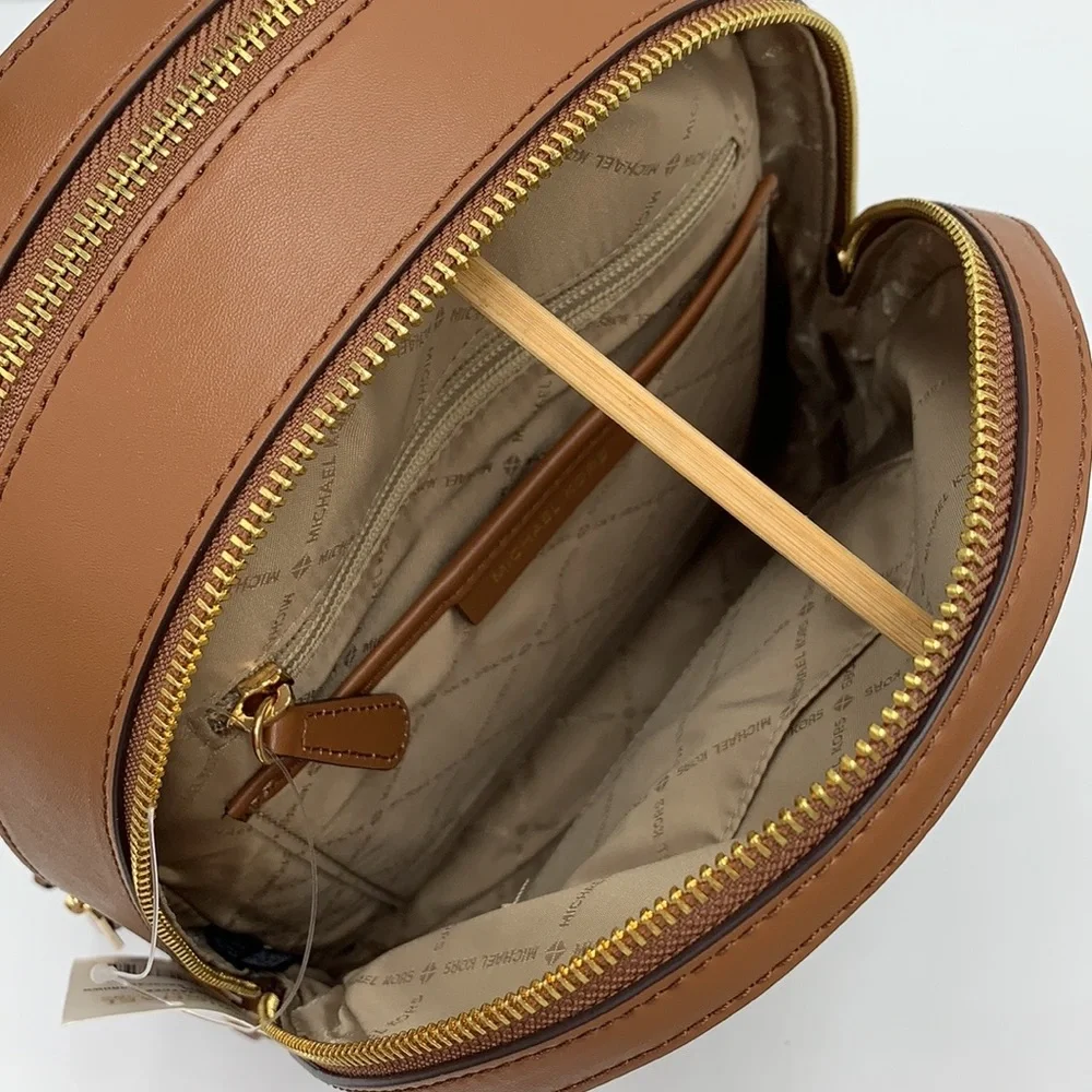 MICHAEL KORS JAYCEE MEDIUM BACKPACK BROWN SIGNATURE COLOR NWT - Picture 10 of 16